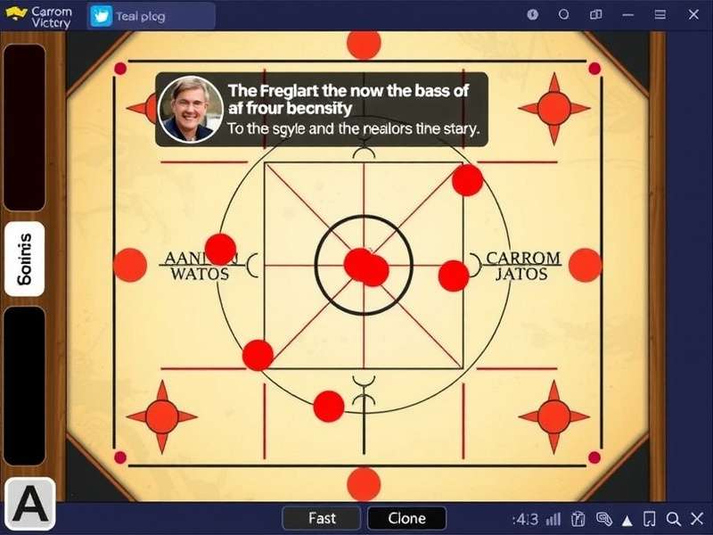 Carrom Turbo Victory Game Interface